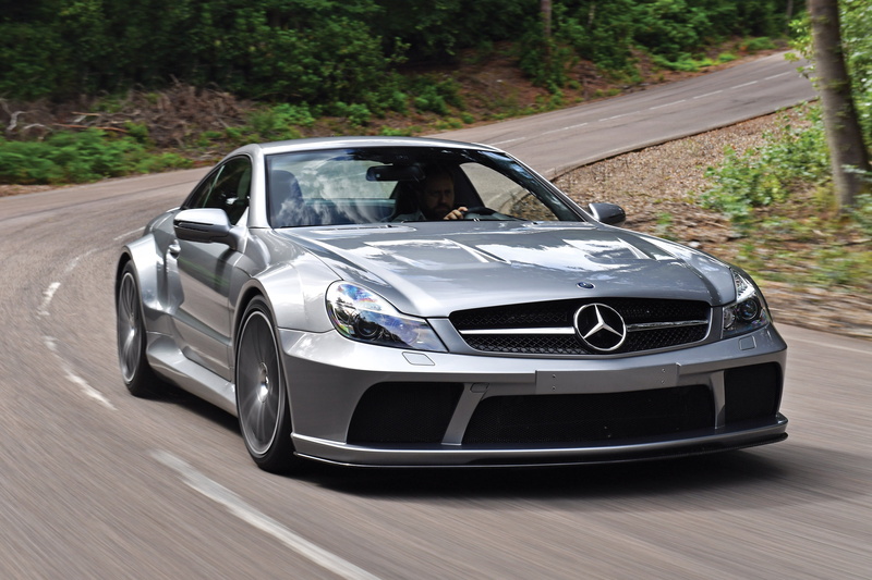 Mercedes-Benz, car, SL 65, AMG, Mercedes, Black Series, road, 4K, speed, auto