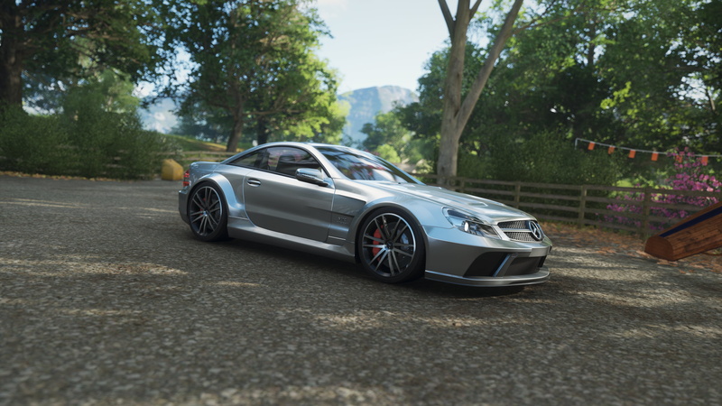 4K, mercedes amg sl 65, Mercedes AMG, video games, car, Forza Horizon 4