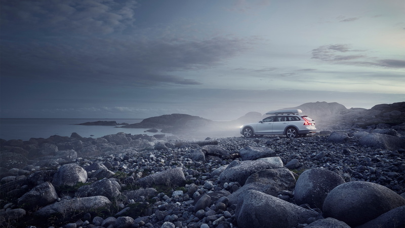 land, transportation, beauty in nature, no people, Country, Cross, stone - object, pebble, solid, scenics - nature, Volvo, k, nature, V90, t, stone, v