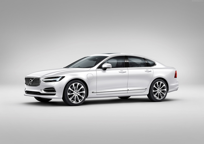 Volvo V90, Geneva Motor Show 2016, sedan, grey, 4K