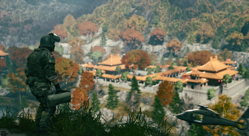 town, residential district, nature, Games, soldiers, Battlefield, government, building, 1080P, battlefield 4, bf4, lake, water, people, day, building exterior