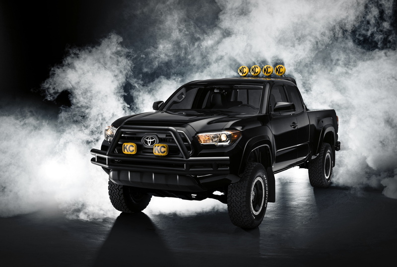 4K, Black, Toyota, pickup, Tacoma