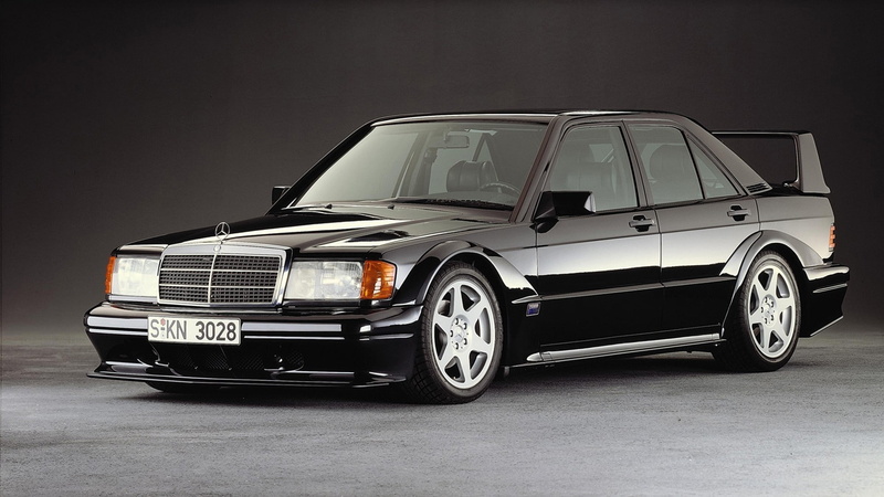 cars, studio shot, vintage car, speed, no people, wheel, mercedez 190e evolution ii, single object, chrome, motor vehicle, large, indoors, metal, land vehicle