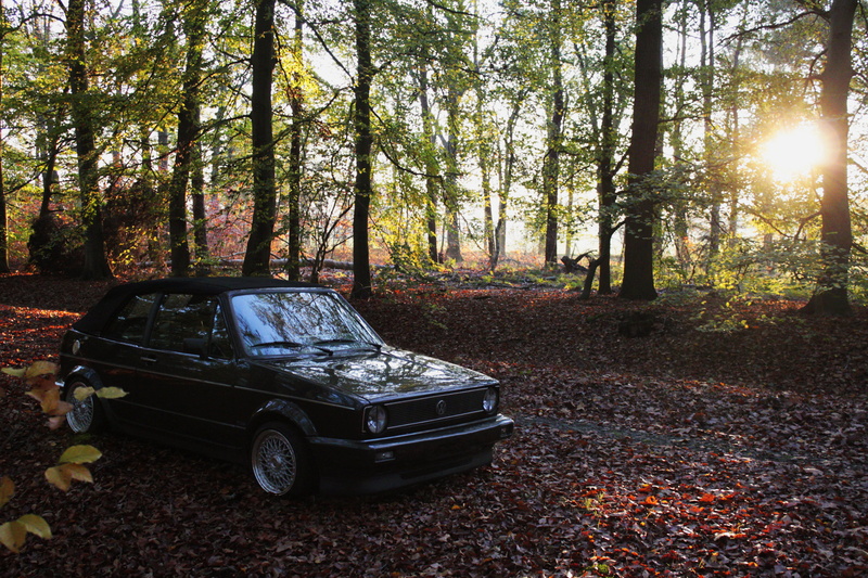 spring, Volkswagen Golf Mk1, car, 4K