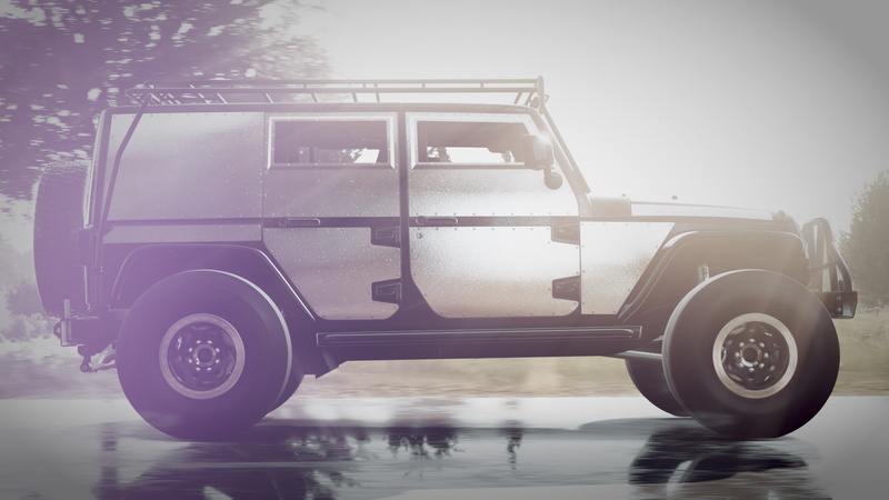 Jeep Wrangler, 1080P, Forza Horizon 2, Forza, car, Fast And Furious, lens flare