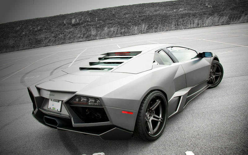 Lamborghini, no people, road trip, nature, wheel, motor vehicle, land vehicle, road marking, mountain, road, Lamborghini Reventon, outdoors, stationary