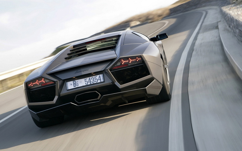 back, 1080P, Lamborghini Reventon, lamborghini, reventon