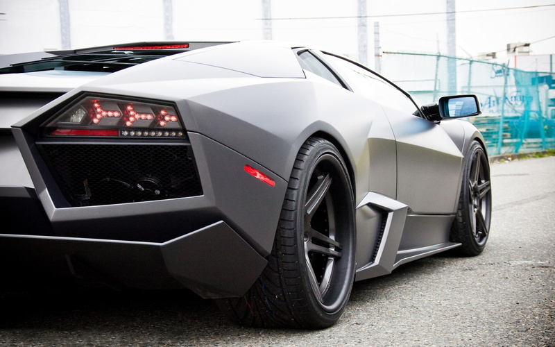 hd, sports, reventon, coupe, cars, 1080P, lamborghini, matte, gray