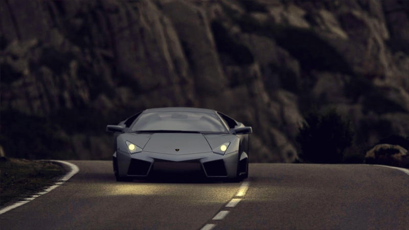 Lamborghini, road, 1080P, Lamborghini Reventon, vehicle, car
