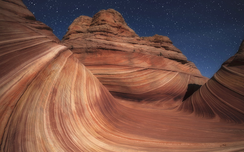 formation, tranquility, rock, solid, rock formation, geology, beauty in nature, sandstone, mountain, star, nature, physical geography, hd, no people, star - space