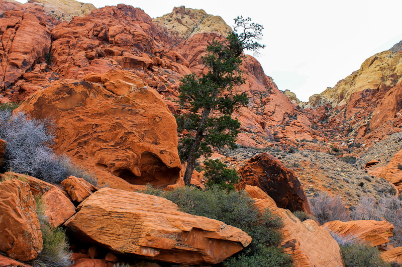 green, formation, layer, dry, mountain, non-urban scene, red rocks, beauty in nature, tranquil scene, eroded, solid, outdoors, middle, tranquility, 4K
