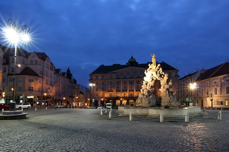 Brno, area, lights, 1080P, Czech Republic