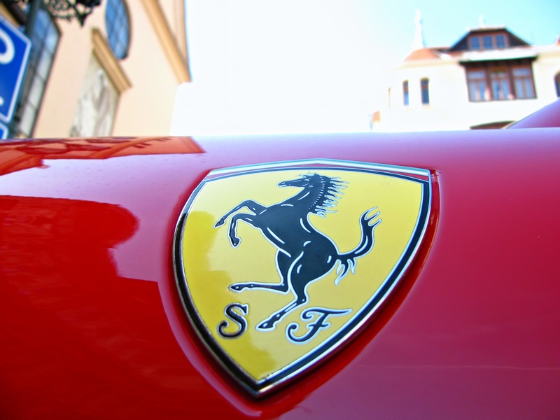 no people, architecture, car brand, art and craft, building exterior, power, ferrari, creativity, car, automobiles, land vehicle, motors, focus on foreground