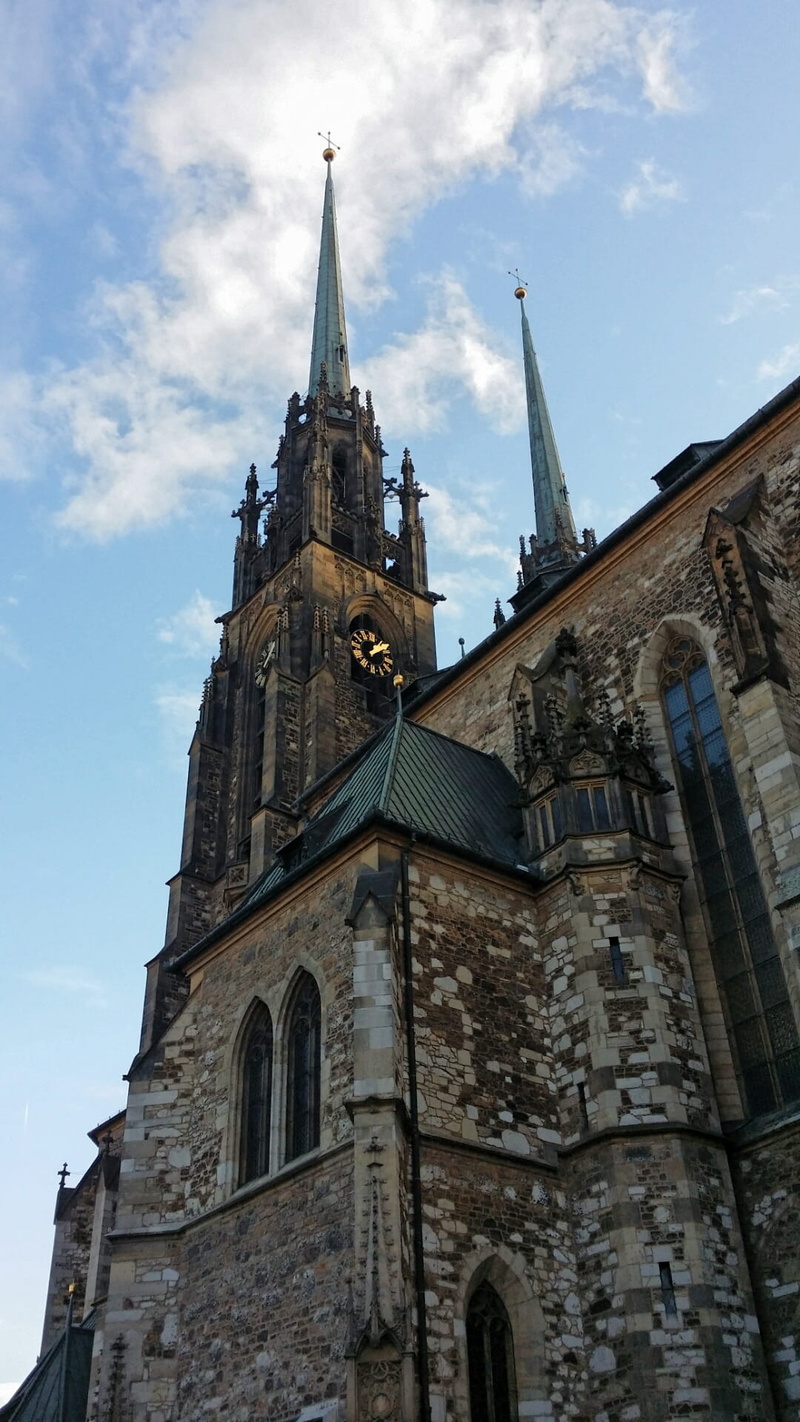 peter and paul, czechia, clock, cloud - sky, brno czech republic, temple, 1080P, architecture, history, spirituality, landmark, belief, outdoors, nature