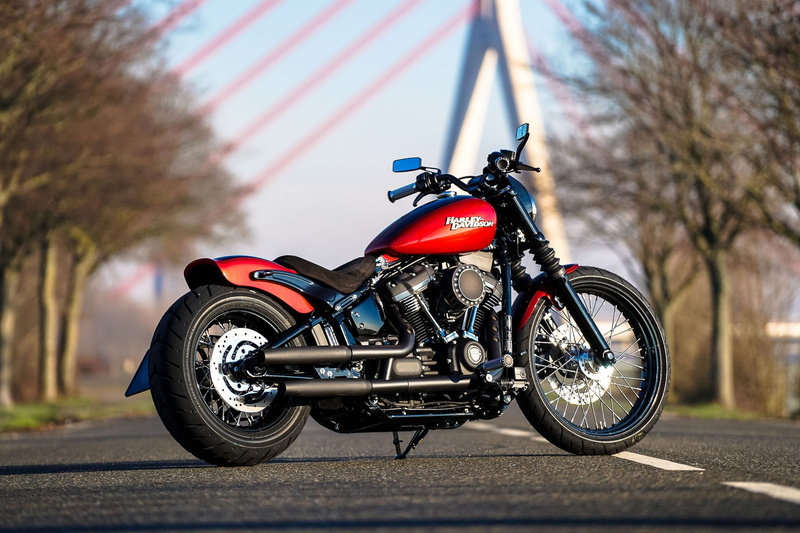 Harley Davidson, bridge, Heavy bike, motorcycle, custom, Harley-Davidson, 1080P, chrome