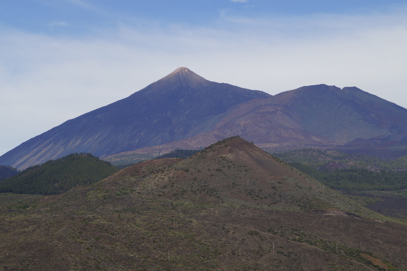 scenics - nature, arid climate, summit, outdoors, mountain, sky, day, beauty in nature, tranquility, travel destinations, national park teide, mountain range