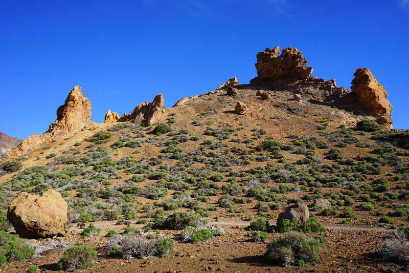 nature, rock, ucanca, land, rocky towers, tranquil scene, eroded, mountain, roque de garcia, Queso, semi-arid, caldera, De, Garcia, sky, Level, scenics - nature