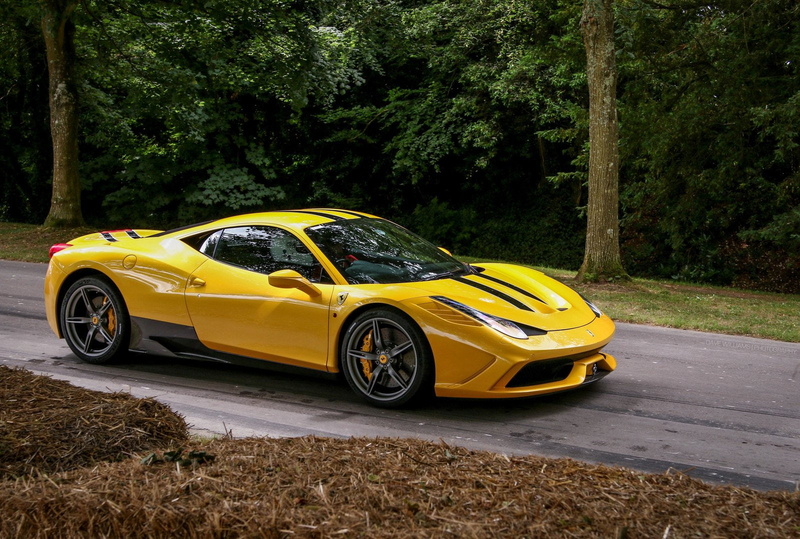 supercar, 458, speciale, jaune, giallo, 720P, ferrari, yellow, 2013