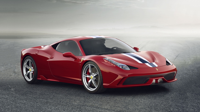 4K, Ferrari 458 Italia Speciale, coupe, test drive, supercar