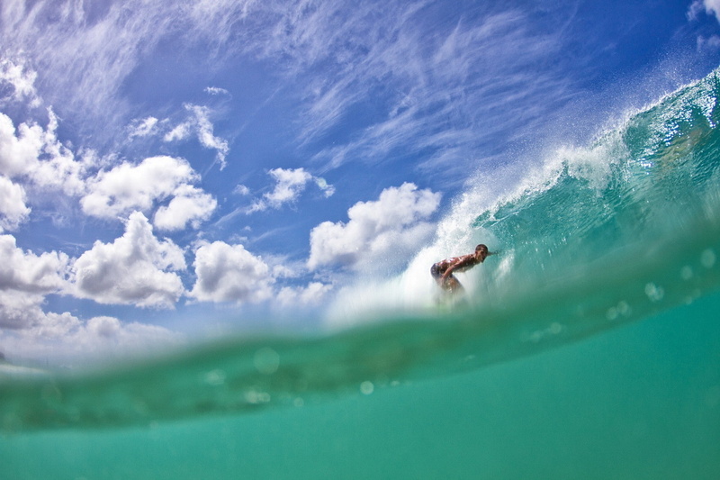 sea, surfers, sport, water, surfing, sports, clouds, waves, men, 1080P