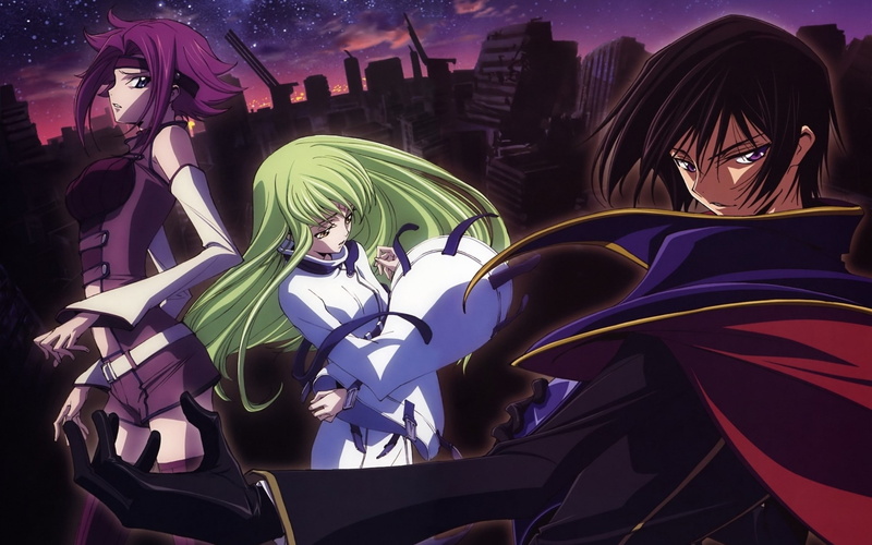built structure, Code Geass, real people, leisure activity, group of people, amusement park ride, festival, outdoors, women, Lamperouge Lelouch, representation