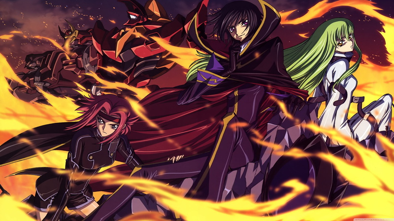 long exposure, close-up, Lamperouge Lelouch, Code Geass, motion, design, art and craft, creativity, 4K, Zero, fantasy weapon, selective focus, C.C., anime