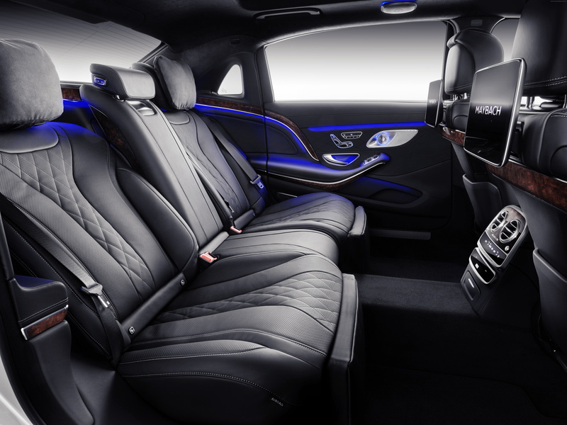 8k, interior, Mercedes-Maybach S-Class, 2018 Cars, 8K