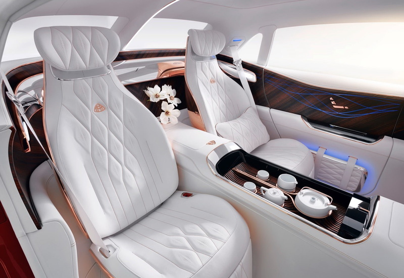 concept, white color, wealth, vehicle interior, land vehicle, no people, luxury, mercedes-benz, elegance, ultimate, 720P, vision, chair, leather, (2018)