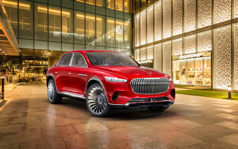 electric cars, 4k, Vision Mercedes-Maybach Ultimate Luxury, 4K