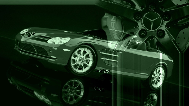 technology, close-up, luxury, wealth, black color, high angle view, mode of transportation, 4K, green color, chrome, design, silver colored, benz, slr