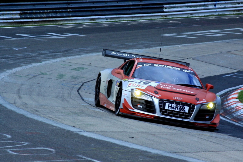 audi, red, cars, angle, r, audi r8 lms, Audi R8, race, front, view, turn, art, tracks, 720P, racing, hd, Red Cars, lms, vehicles