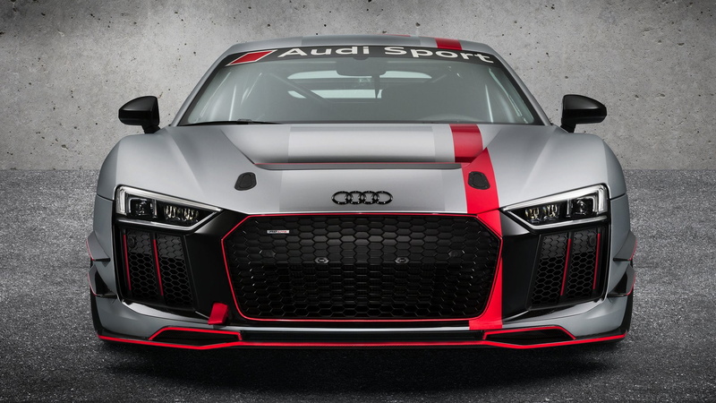 Audi R8 LMS GT4, Audi R8 LMS, Silver Car, Race Car, Audi, 1080P, Sport Car, Car