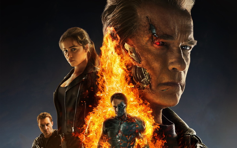 Terminator, Jai Courtney, Terminator Genisys, 1080P, Jason Clarke, Arnold Schwarzenegger, Emilia Clarke