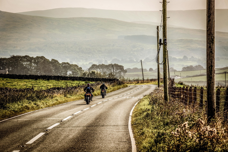 Speed, Road, road trip, nature, curve, tranquil scene, tree, driving, outdoors, bike, rural scene, britain, motorcyclist, agriculture, beauty in nature