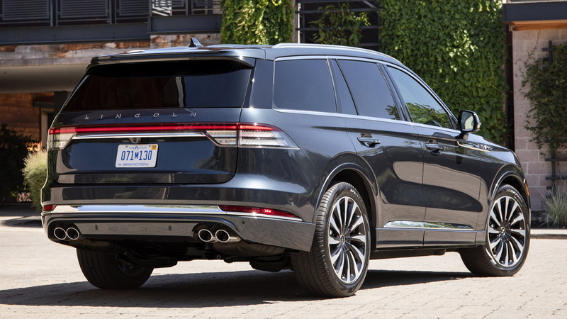 Lincoln Aviator Grand Touring, Car, SUV, Mid-Size Car, 1080P, Black Car, Luxury Car, Lincoln, Crossover Car