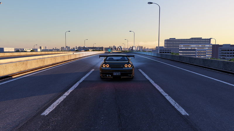 Assetto Corsa, Nissan GTR R33, Nissan GT-R, JDM, 1080P, night, Japan