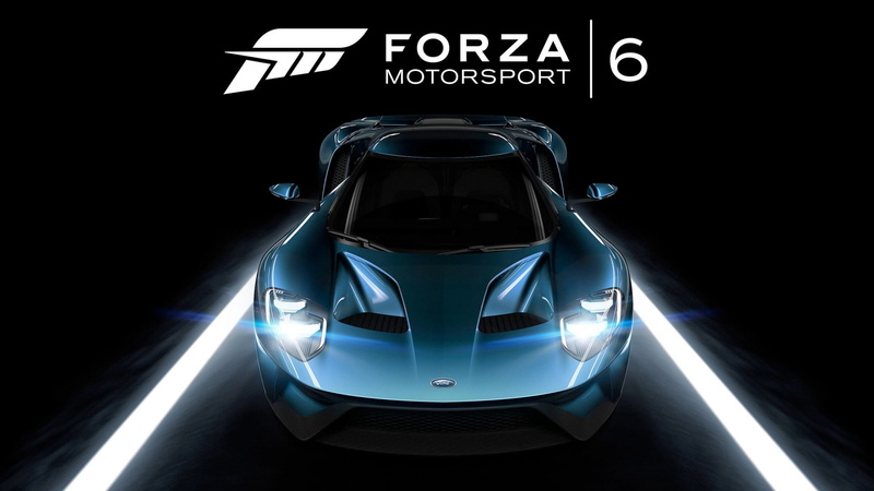 simple background, car, video games, Ford GT, Forza Motorsport 6, 1080P