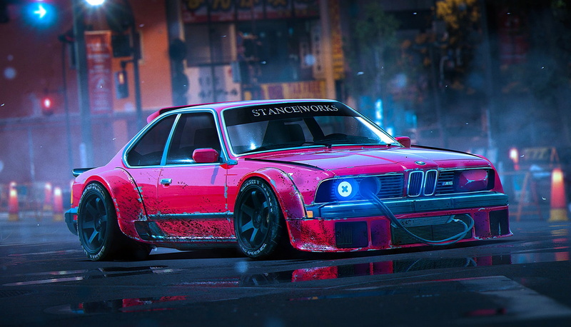 concept art, 2015, 1080P, BMW M6, car