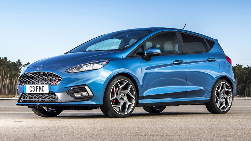 Hatchback, Ford Fiesta ST, Vehicles, 1080P, Car, Blue Car, Ford Fiesta ST 5-door