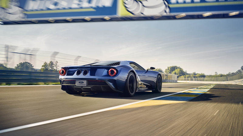 car, 4K, grey, Race, ii, GT, Back, View, sports, Supercar, Ford