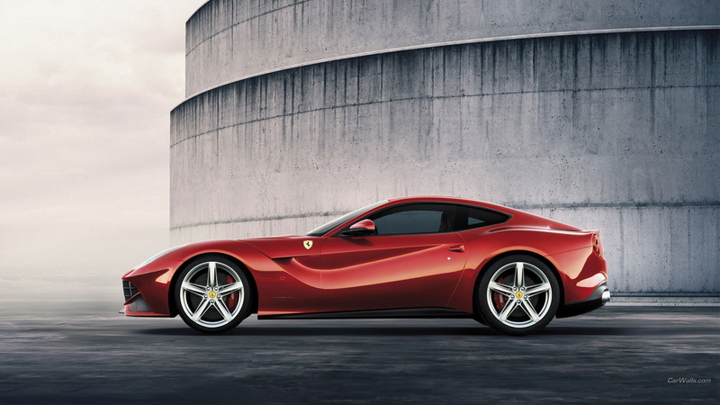 1080P, luxury, retro styled, wealth, motor vehicle, shiny, transportation, Ferrari, architecture, tire, speed, red cars, red, sports car, built structure