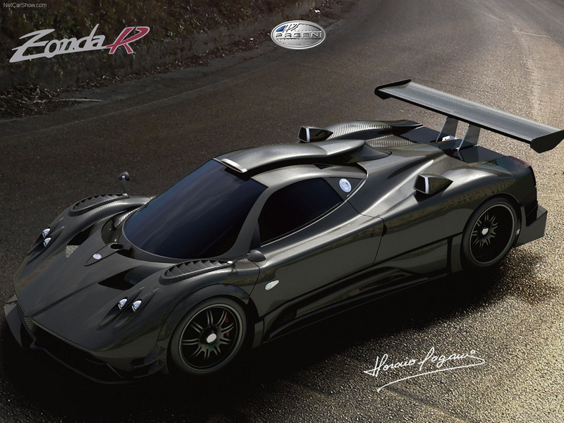 stationary, convertible, wealth, sign, outdoors, wheel, auto racing, day, no people, mode of transportation, car, sport, vehicle, Pagani Zonda R, 720P