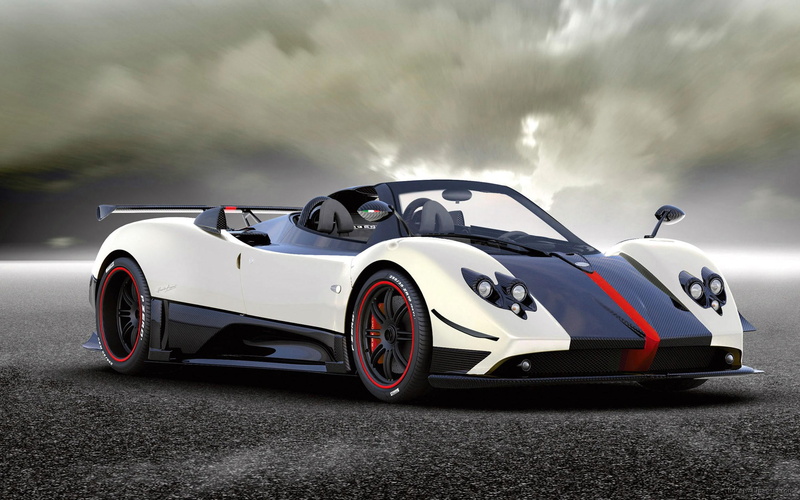 cars, zonda, car, blue, roadster, white, cinque, pagani, 2K, sports