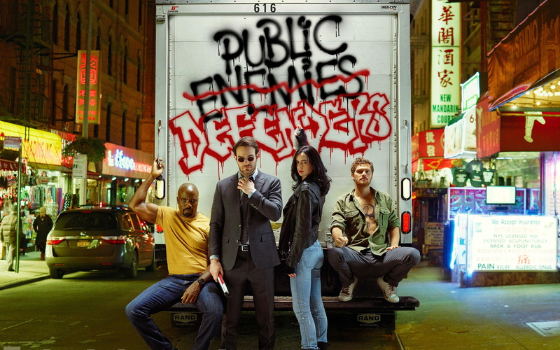 charlie cox, finny jones, 2K, the defenders, Movies, elodie yung, tv series