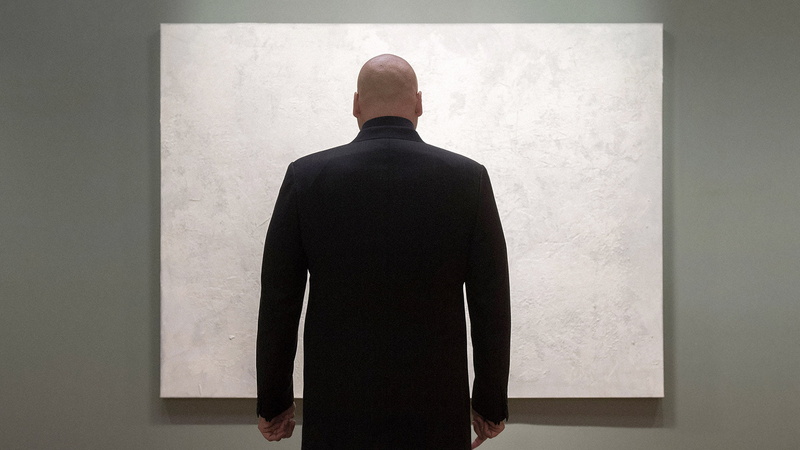 clothing, rear view, standing, day, indoors, black color, one person, men, silhouette, mid adult, wall - building feature, adult, Daredevil, Marvel Cinematic Universe