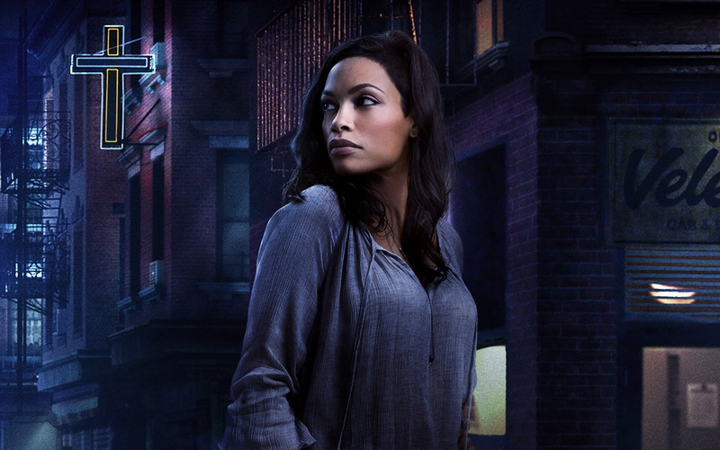 leisure activity, Marvel Comics, Rosario Dawson, looking, long hair, teenager, adult, woman, portrait, young women, contemplation, young adult, looking away
