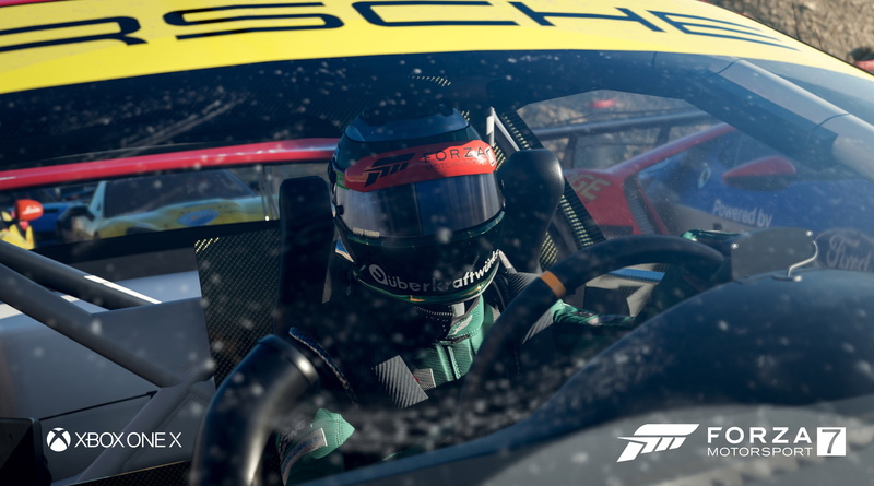 XBox One X, Forza Motorsport, pearls, pilot, race, 4K, speed, Forza Motorsport 7, car