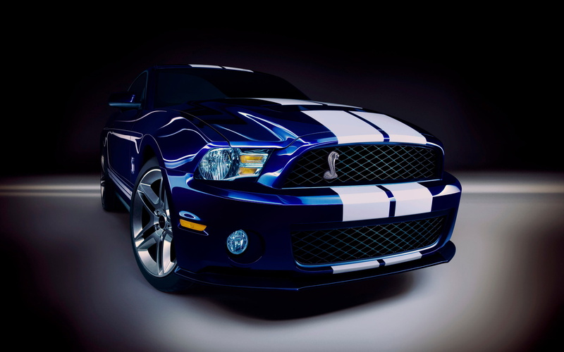 studio shot, power, mode of transportation, reflection, transportation, black background, toy car, luxury, sports Race, sports Car, retro styled, shelby GT-500