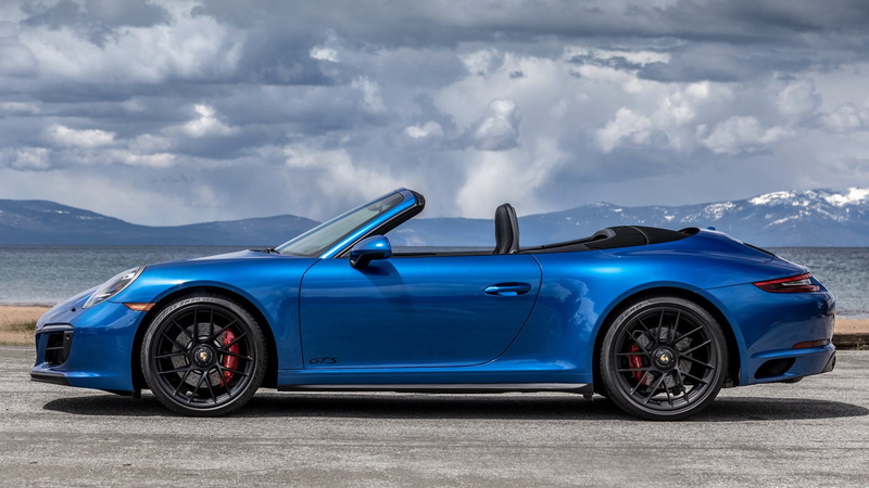 Sport Car, Blue Car, Car, Porsche 911 Carrera, 1080P, Porsche, Cabriolet, Porsche 911 Carrera GTS