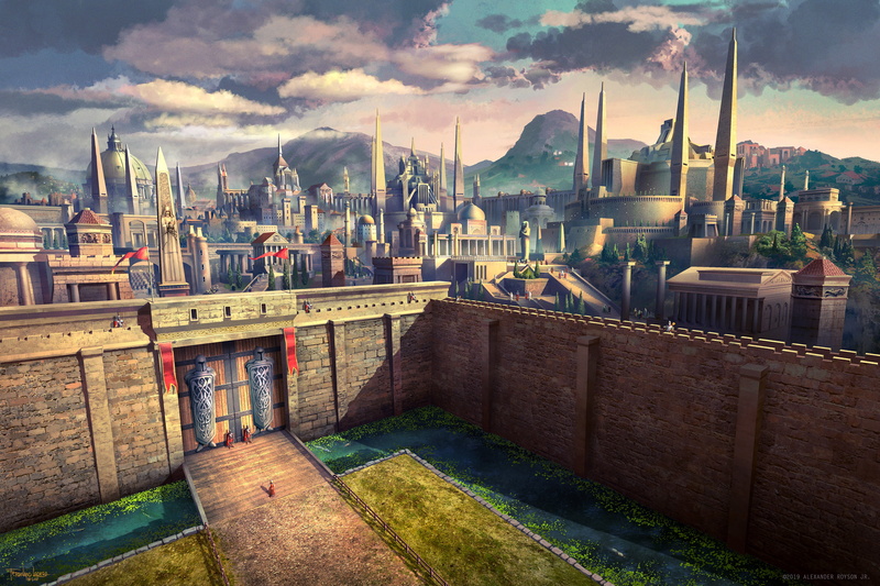 Fantasy, 2K, Gate, City, Building